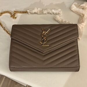 New Cassandra leather flap bag